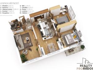 Prodej bytu 3+1, Praha - Malešice, Počernická, 72 m2