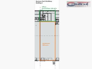 Pronájem skladu, Chrášťany, Za Tratí, 430 m2