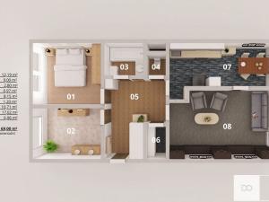 Prodej bytu 3+1, Nymburk, Růžová, 62 m2