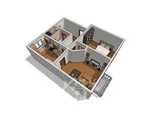 Prodej bytu 2+1, Úpice, Na Veselce, 56 m2