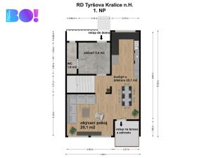 Prodej rodinného domu, Kralice na Hané, Tyršova, 124 m2