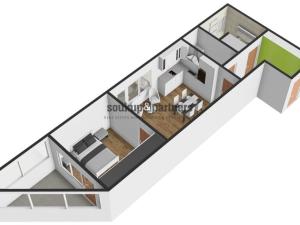 Prodej bytu 2+kk, Praha - Horní Měcholupy, Hornoměcholupská, 62 m2