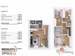 Prodej bytu 4+kk, Plzeň - Červený Hrádek, Ledová, 96 m2