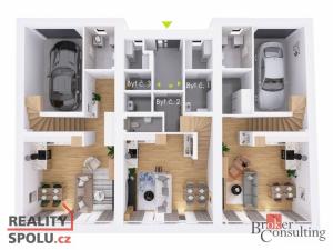 Prodej bytu 4+kk, Plzeň - Červený Hrádek, Ledová, 121 m2