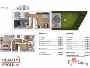 Prodej bytu 4+kk, Plzeň - Červený Hrádek, Ledová, 121 m2