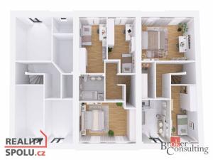 Prodej bytu 4+kk, Plzeň - Červený Hrádek, Ledová, 121 m2