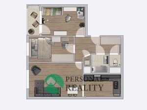 Prodej bytu 3+kk, Praha - Kamýk, Papírníkova, 61 m2