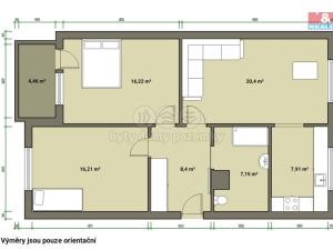 Prodej bytu 3+1, Františkovy Lázně, Anglická, 82 m2