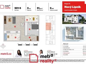 Prodej bytu 2+kk, Lipník nad Bečvou, Na Výsluní, 52 m2