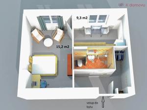 Pronájem bytu 1+1, Brno, náměstí SNP, 32 m2