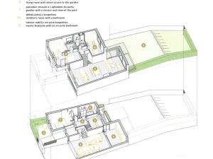 Pronájem rodinného domu, Praha - Košíře, Vášové, 220 m2