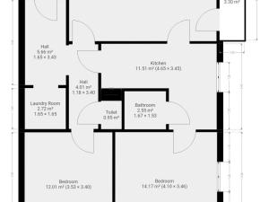 Pronájem bytu 3+1, Praha - Hloubětín, Slévačská, 74 m2