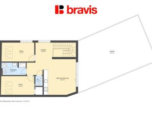 Pronájem bytu 3+kk, Brno, Blanenská, 74 m2