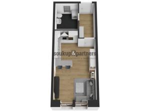 Prodej bytu 1+kk, Praha - Podolí, Sinkulova, 27 m2