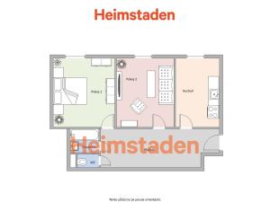 Pronájem bytu 2+1, Havířov - Město, Nerudova, 58 m2