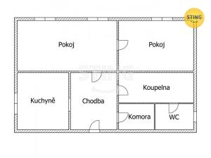 Pronájem bytu 2+1, Žďár nad Sázavou, Smeykalova, 58 m2