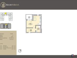 Prodej bytu 1+kk, Rychnov nad Kněžnou, Mírová, 30 m2