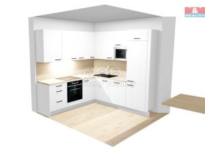 Pronájem bytu 2+kk, Kladno - Kročehlavy, Bohumila Landy, 54 m2