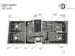 Pronájem ordinace, Praha - Vinoř, Mladoboleslavská, 256 m2