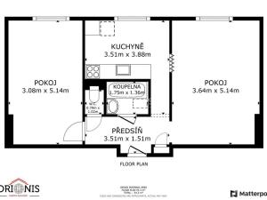 Prodej bytu 2+1, Jirkov, Ervěnická, 50 m2