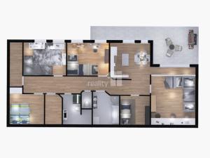 Pronájem bytu 6+kk a větší, Brno - Husovice, Dukelská třída, 156 m2