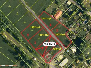 Prodej pozemku pro bydlení, Lichnov, 1481 m2