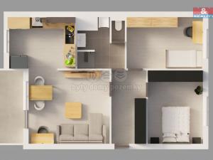 Prodej bytu 3+1, Česká Lípa, Rudolfa Hrušínského, 69 m2