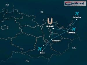 Pronájem výrobních prostor, Bruntál, Opavská, 36000 m2