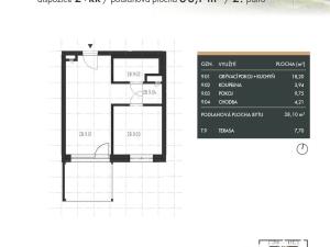 Prodej bytu 2+kk, Brno, Pražákova, 38 m2
