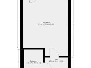 Pronájem bytu 1+kk, Praha - Stodůlky, Klementova, 31 m2