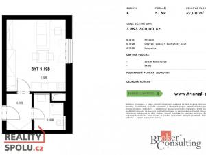 Prodej bytu 1+kk, Plzeň - Jižní Předměstí, Měděná, 31 m2