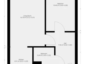 Pronájem bytu 2+kk, Praha - Letňany, Krausova, 45 m2