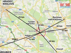 Prodej zahrady, Borohrádek, Jiráskova, 583 m2
