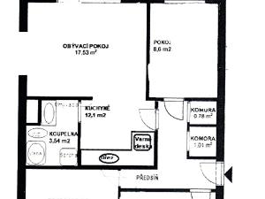 Pronájem bytu 4+kk, Brno - Starý Lískovec, Oderská, 65 m2