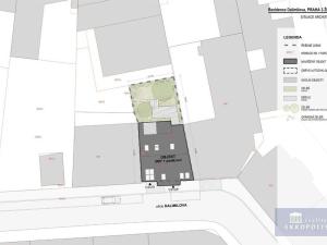 Prodej pozemku pro bydlení, Praha - Žižkov, Dalimilova, 238 m2