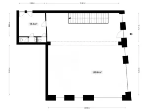 Prodej obchodního prostoru, Sušice, náměstí Svobody, 628 m2