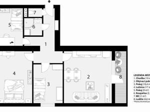 Prodej bytu 4+kk, Brno, Slámova, 81 m2