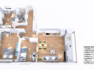 Prodej bytu 4+kk, Brno, Slámova, 81 m2