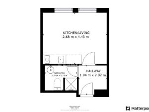 Pronájem bytu 1+kk, Plzeň - Jižní Předměstí, Krátká, 20 m2