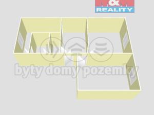 Prodej bytu 2+1, Chomutov, Kamenná, 59 m2