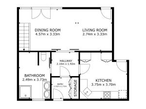 Pronájem bytu 1+1, Říčany - Radošovice, Černokostelecká, 54 m2