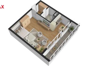 Prodej bytu 1+kk, Hradec Králové, Na Kotli, 36 m2