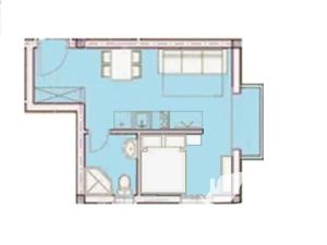 Prodej bytu 1+kk, Bjala, Bulharsko, 32 m2