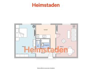 Pronájem bytu 2+1, Havířov - Město, Slezská, 49 m2