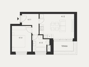 Prodej bytu 2+kk, Dobřany, Ústavní, 45 m2
