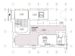 Pronájem obchodního prostoru, Praha - Vinohrady, Vinohradská, 110 m2