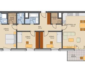 Prodej bytu 4+kk, Praha - Prosek, Návarovská, 112 m2