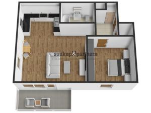 Prodej bytu 2+kk, Praha - Prosek, Prosecká, 55 m2
