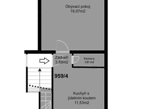 Prodej bytu 3+1, České Budějovice - České Budějovice 7, Strádova, 77 m2