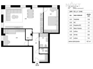 Prodej bytu 3+kk, Jilemnice, Jana Harracha, 88 m2